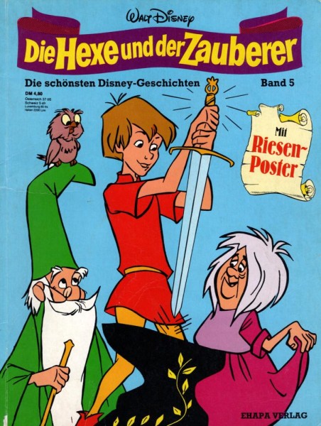 Die schönsten Disney Geschichten 5 (Z1-2, 1. Auflage), Ehapa