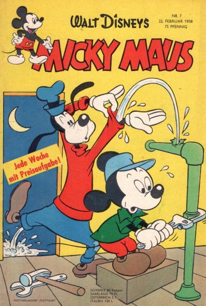 Micky Maus 1958/ 7 (Z1), Ehapa
