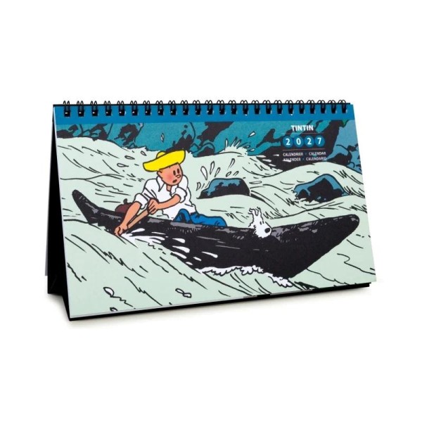 Tim und Struppi Tischkalender 2027 int. 21x17cm, Atomax