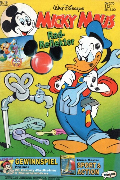 Micky Maus 1992/ 19 (Z0-1), Ehapa