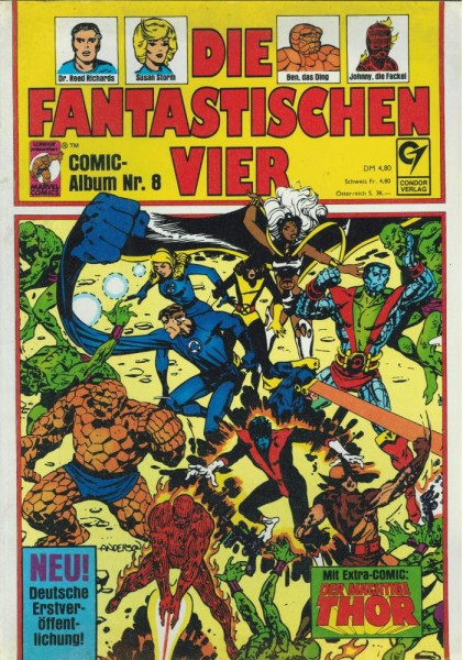 Die Fantastischen Vier Comic Album 8 (Z1), Condor