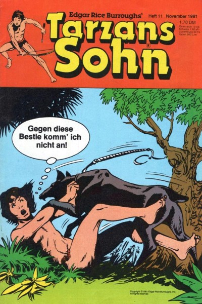 Tarzans Sohn 1981/ 11 (Z0), Ehapa