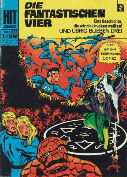 Hit Comics 235 - Die Fantastischen Vier (Z1-2, SZ), bsv