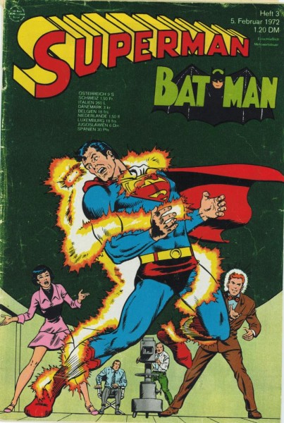 Superman 1972/ 3 (Z1-2), Ehapa