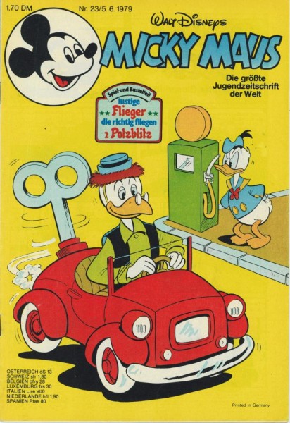 Micky Maus 1979/ 23 (Z1-), Ehapa