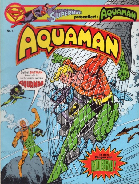 Superman präsentiert: Aquaman 5 (Z2), Ehapa