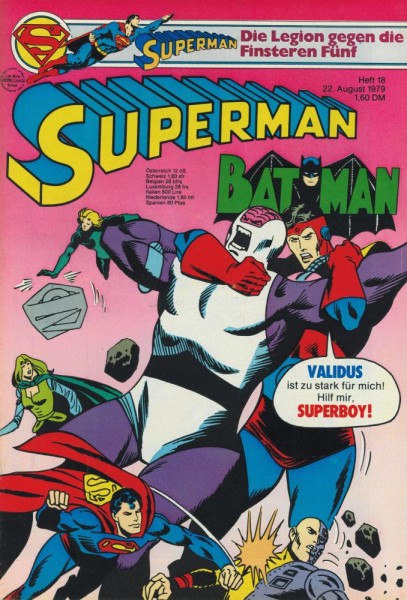 Superman 1979/ 18 (Z0-1,Sm), Ehapa