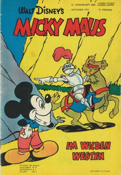 Micky Maus Sonderheft 30 (Z1-2), Ehapa
