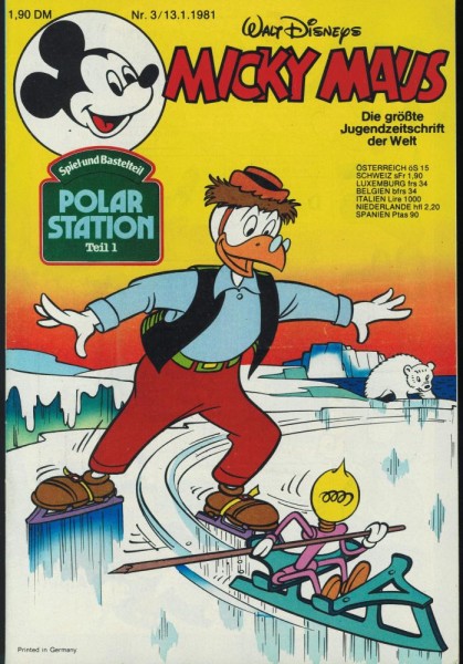 Micky Maus 1981/ 3 (Z1), Ehapa