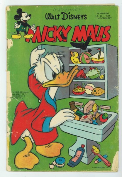 Micky Maus 1956/ 20 (Z4, Sz), Ehapa