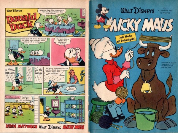 Micky Maus 1959/ 2 (Z1-2), Ehapa