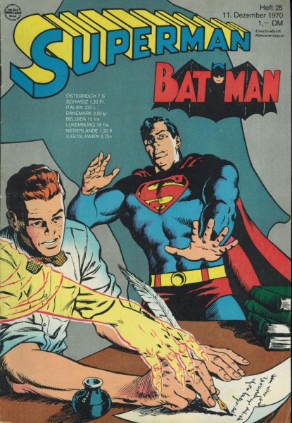 Superman 1970/ 25 (Z1-2), Ehapa