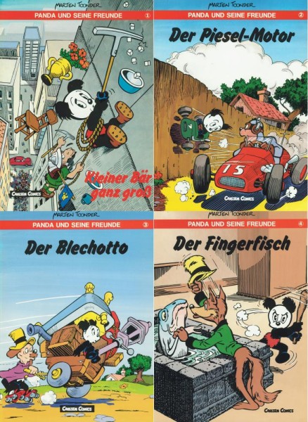 Panda und seine Freunde 1-4 (Z1, 1. Auflage), Carlsen