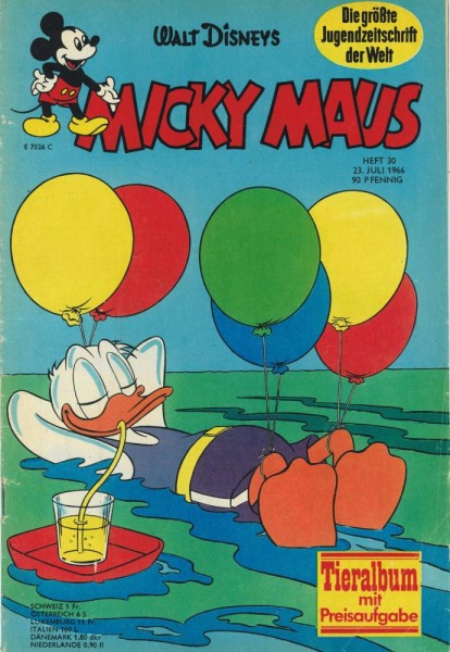 Micky Maus 1966/ 30 (Z1-2), Ehapa