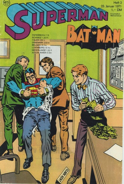 Superman 1971/ 2 (Z1-, Sm), Ehapa