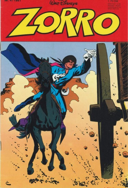 Zorro 1981/ 4 (Z1), Ehapa