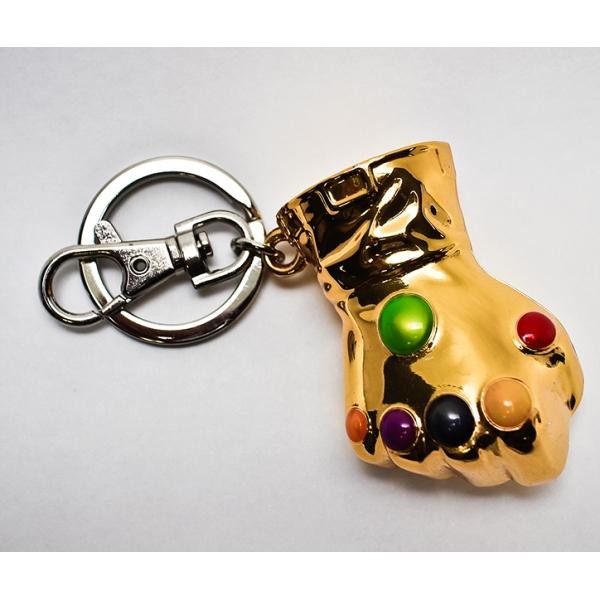 Marvel Schlüsselanhänger Motiv 1: Thanos Glove Golden
