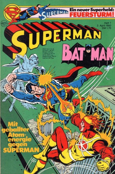 Superman 1980/ 7 (Z1), Ehapa