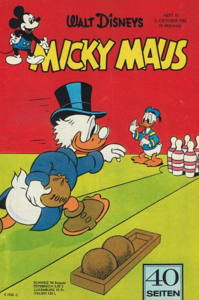 Micky Maus 1963/ 40 (Z1, SM), Ehapa