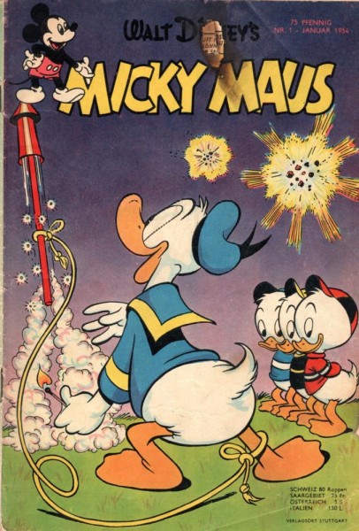 Micky Maus 1954/ 1 (Z3-), Ehapa