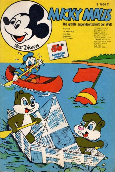 Micky Maus 1973/ 20 (Z1), Ehapa