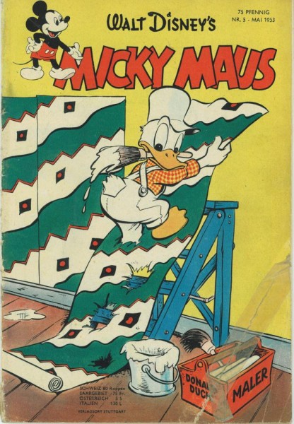 Micky Maus 1953/ 5 (Z3), Ehapa