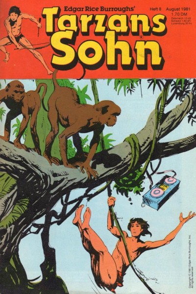 Tarzans Sohn 1981/ 8 (Z0), Ehapa