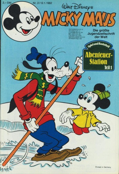 Micky Maus 1982/ 2 (Z0-1), Ehapa