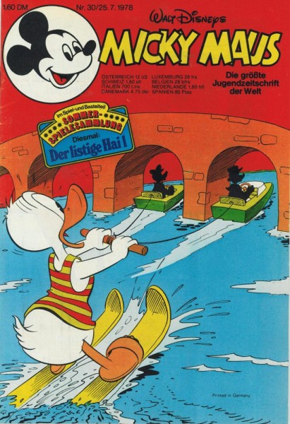Micky Maus 1978/ 30 (Z0-1/1), Ehapa