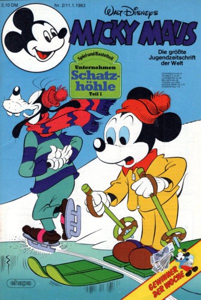 Micky Maus 1983/ 2 (Z0), Ehapa