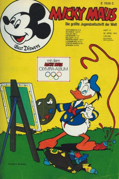 Micky Maus 1972/ 17 (Z1-2), Ehapa