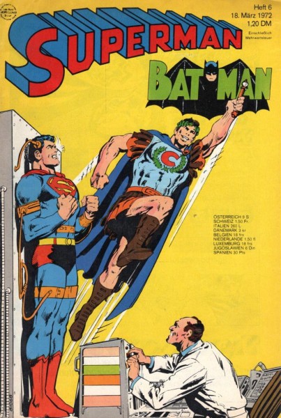 Superman 1972/ 6 (Z1-), Ehapa
