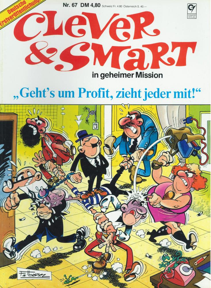 Clever & Smart 67 (Z1, 1. Auflage), Condor Condor Antiquariat Comicladen Sachsenhausen