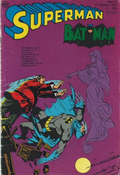 Superman 1970/ 21 (Z1-), Ehapa
