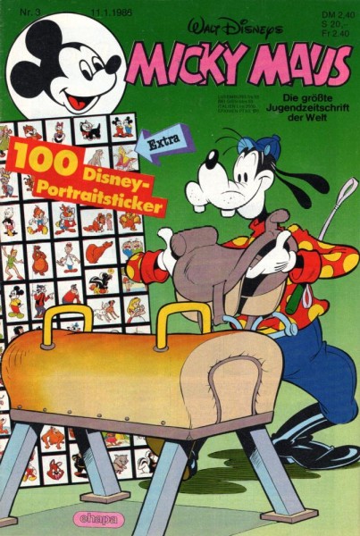 Micky Maus 1986/ 3 (Z1), Ehapa