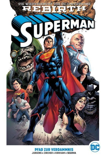 Superman Rebirth Paperback 1 mit Blechschild (lim. 555 Expl.), Panini