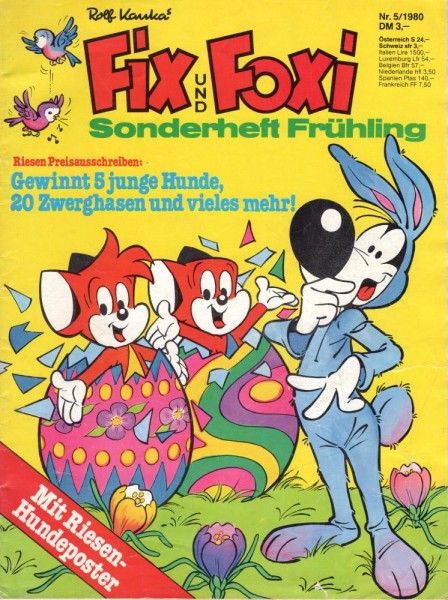 Fix und Foxi Frühlings-Sonderheft 1980/ 5 (Z1-2), Pabel