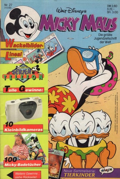 Micky Maus 1991/ 27 (Z0-1), Ehapa