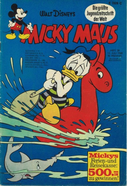 Micky Maus 1968/ 28 (Z1-2), Ehapa