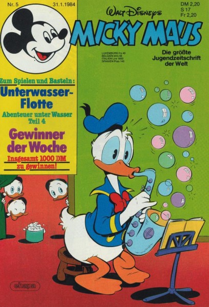 Micky Maus 1984/ 5 (Z0-1), Ehapa
