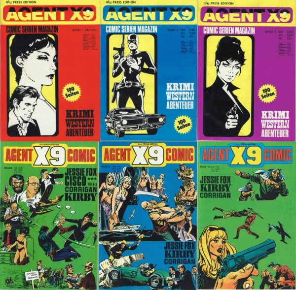 Agent X9 1-10 (Z1), Illu Press Verlag