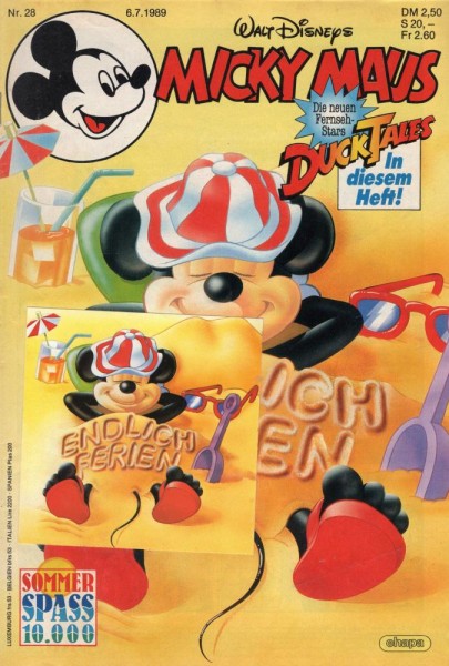 Micky Maus 1989/ 28 (Z0-1), Ehapa