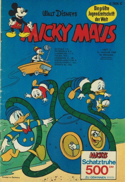 Micky Maus 1969/ 2 (Z1-2), Ehapa