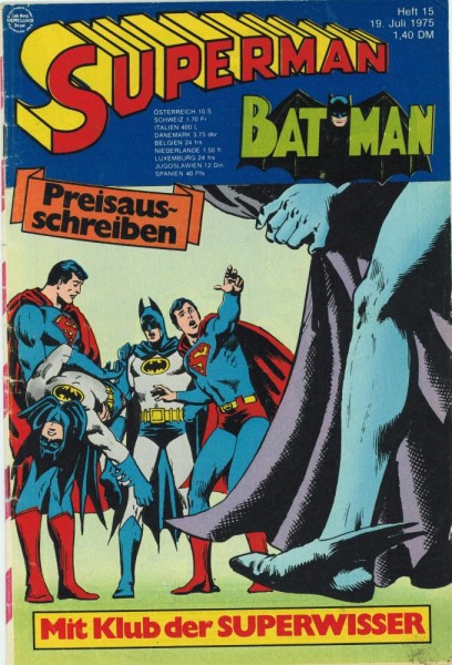 Superman 1975/ 15 (Z2, Sm), Ehapa