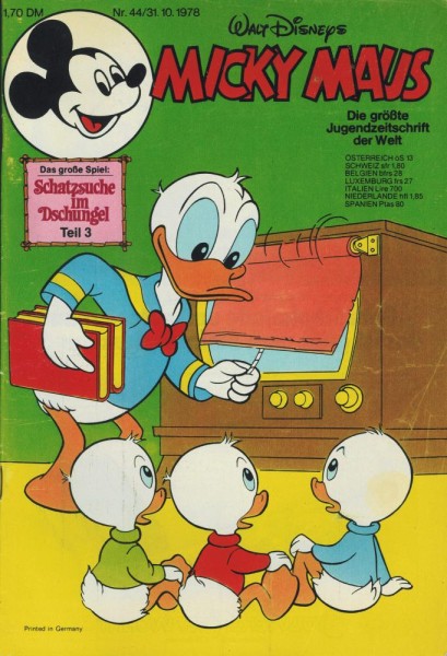 Micky Maus 1978/ 44 (Z1-2), Ehapa