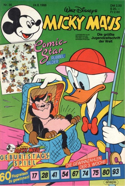 Micky Maus 1988/ 35 (Z0-1), Ehapa