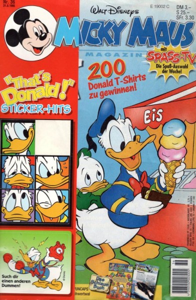 Micky Maus 1995/ 36 (Z1-), Ehapa