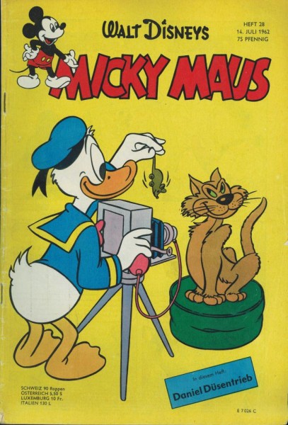 Micky Maus 1962/ 28 (Z2, Sm), Ehapa
