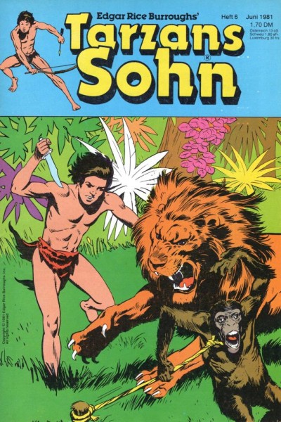 Tarzans Sohn 1981/ 6 (Z0), Ehapa