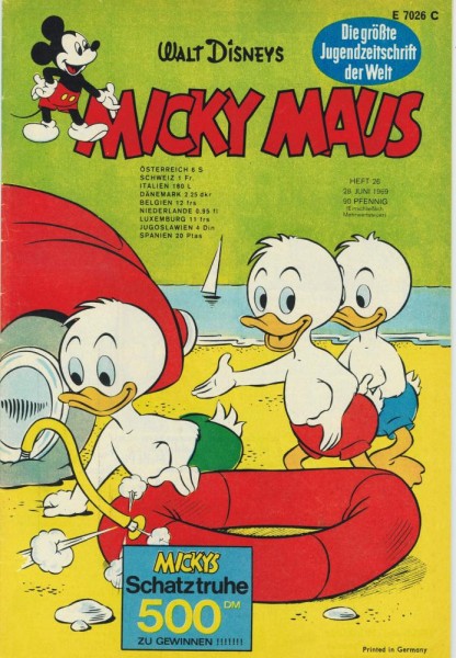 Micky Maus 1969/ 26 (Z1), Ehapa